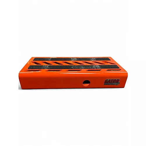 Used Gator aluminum orange Pedal Board - musicians--Friend