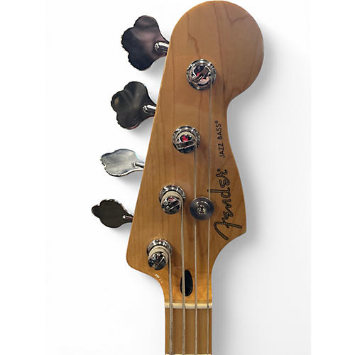 Used Fender Player Plus Jazz Bass Plus Top Blue Burst Electric Bass Guitar Blue Burst - musicians--Friend