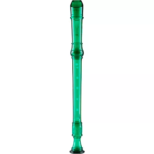 Lyons Premium 3-Piece Translucent Soprano Recorder Transparent Green - musicians--Friend