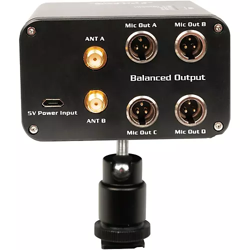 VocoPro FIELD-QUAD-B Portable 4 Lavalier Field/Camera-Mountable Wireless Microphone System, 902-927.2mHz Band 12 - musicians--Friend