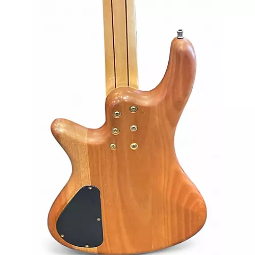 Used Schecter Guitar Research C4 Custom Natural Electric Bass Guitar Natural - musicians--Friend