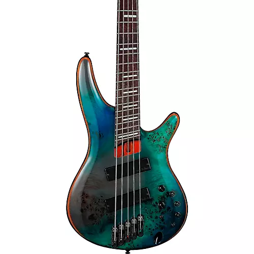 Ibanez Bass Workshop SRMS805 Multi-Scale 5-String Electric Bass Tropical Seafloor - musicians--Friend