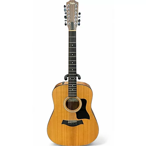 Used Taylor 150e Natural 12 String Acoustic Electric Guitar Natural - musicians--Friend