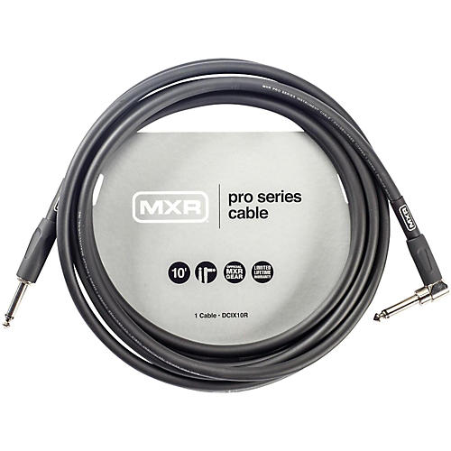 MXR Pro Series Angled to Straight Instrument Cable 20 ft. Black - musicians--Friend