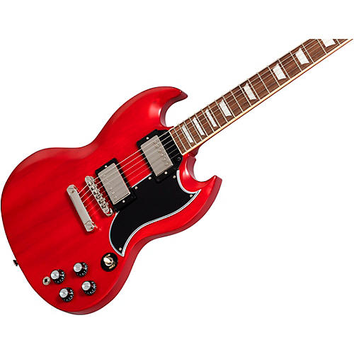 Epiphone 1961 Les Paul SG Standard Electric Guitar Aged Sixties Cherry - musicians--Friend
