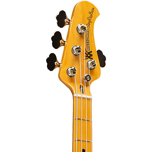 Ernie Ball Music Man Retro '70s StingRay Electric Bass White - musicians--Friend