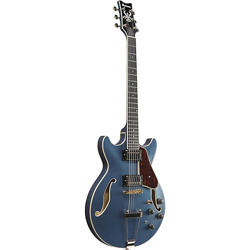 Ibanez Artcore AMH90 Full-Hollowbody Electric Guitar Prussian Blue Metallic - musicians--Friend