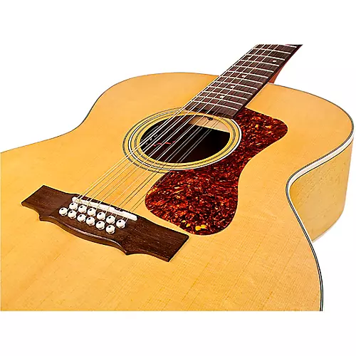 Guild F-2512E Jumbo 12-String Acoustic-Electric Guitar Natural - musicians--Friend