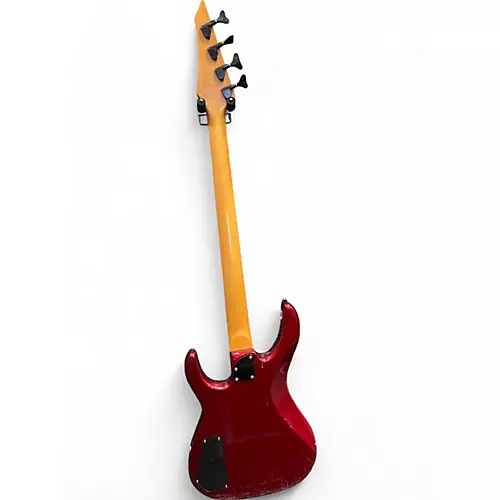 Used Squier HM BASS Candy Apple Red Electric Bass Guitar Candy Apple Red - musicians--Friend