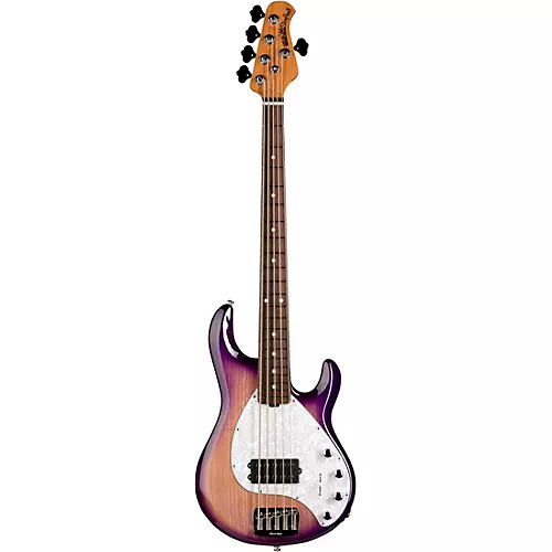 Ernie Ball Music Man StingRay5 Special H 5-String Electric Bass Guitar Black and Chrome - musicians--Friend