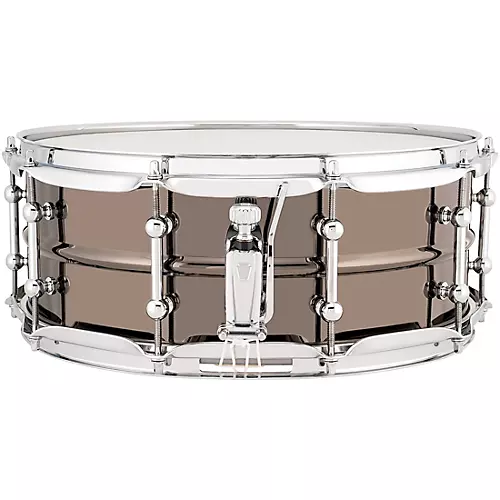 Ludwig Universal Series Black Brass Snare Drum With Chrome Hardware 14 x 5.5 in. - musicians--Friend