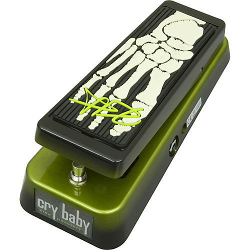 Dunlop KH95 Kirk Hammett Signature Cry Baby Wah Guitar Effects Pedal Black and Green - musicians--Friend