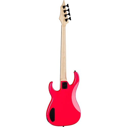 Dean Custom Zone 4-String Bass Guitar Fluorescent Pink - musicians--Friend