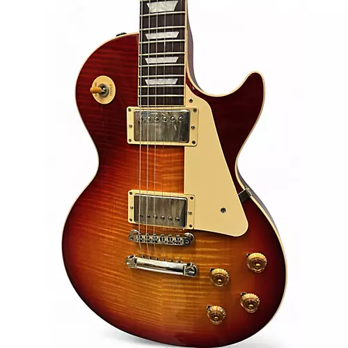 Used Gibson Les Paul 50s Standard WildWood Cherry Sunburst Solid Body Electric Guitar Cherry Sunburst - musicians--Friend