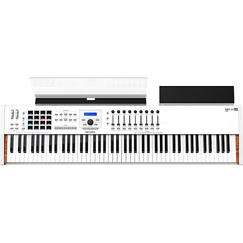 Open-Box Arturia KeyLab 88 MkII Keyboard Controller Condition 1 - Mint White - musicians--Friend