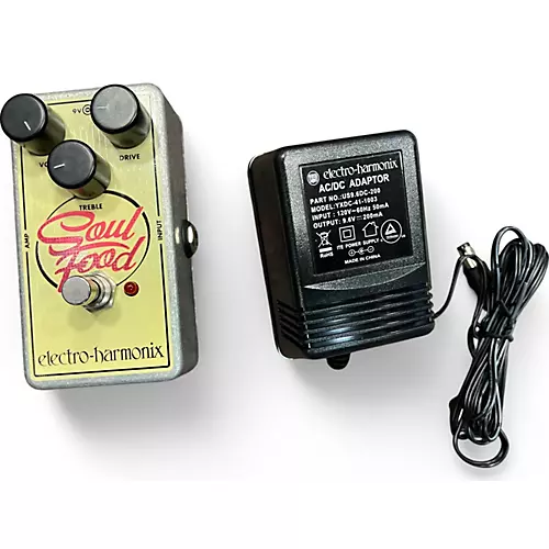 Used Electro-Harmonix Soul Food Overdrive Effect Pedal - musicians--Friend