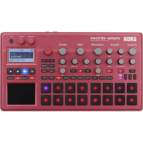 KORG electribe Sampler With V2.0 Software ESX Red - musicians--Friend