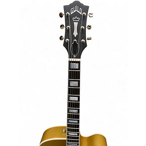 Used Guild X-175 MANHATTAN SPECIAL SATIN GOLD Hollow Body Electric Guitar SATIN GOLD - musicians--Friend