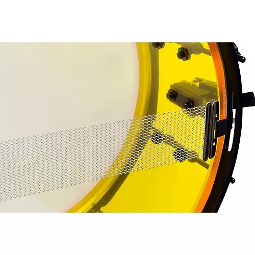 SJC Drums Josh Dun Torch Snare Drum 14 x 6.5 in. Yellow Acrylic - musicians--Friend