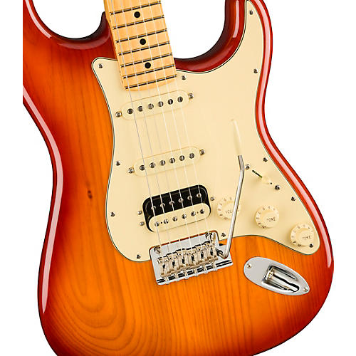 Fender American Professional II Roasted Pine Stratocaster HSS Electric Guitar Sienna Sunburst - musicians--Friend