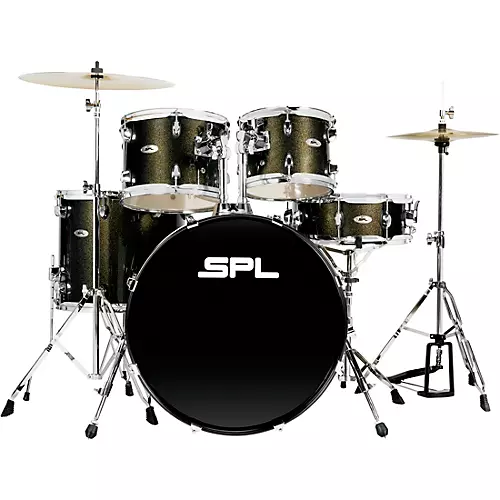 Open-Box Sound Percussion Labs 5PC Unity II All In One Drum Set Condition 1 - Mint Black Onyx Glitter - musicians--Friend