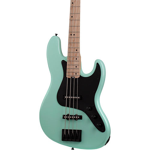 Schecter Guitar Research J-4 Maple Fingerboard Bass Sea Foam Green Black Pickguard - musicians--Friend