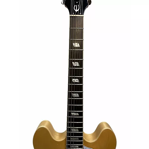 Used Epiphone Casino Natural Hollow Body Electric Guitar Natural - musicians--Friend