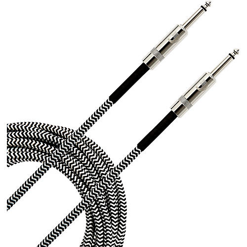D'Addario Braided Instrument Cable 15 ft. Military Green - musicians--Friend