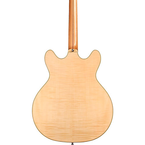 Guild Starfire Bass II Flamed Maple Short-Scale Semi-Hollow Electric Bass Guitar Natural - musicians--Friend