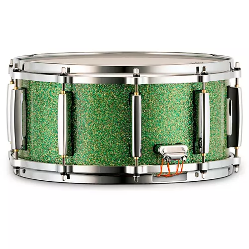 Pearl Masters Maple Snare Drum 14 x 6.5 in. Matte Olive Burst - musicians--Friend