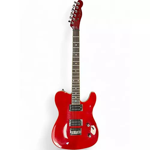 Used Fender FSR Custom Telecaster HH Cherry Solid Body Electric Guitar Cherry - musicians--Friend