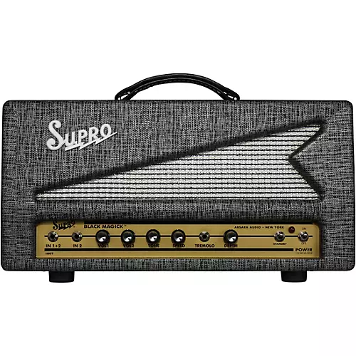 Supro Black Magick 25W Tube Guitar Amp Head - musicians--Friend