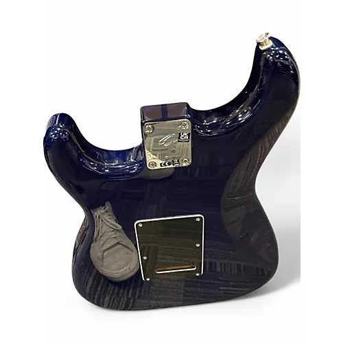 Used Fender Player Stratocaster HSS Plus Top Blue Burst Solid Body Electric Guitar Blue Burst - musicians--Friend
