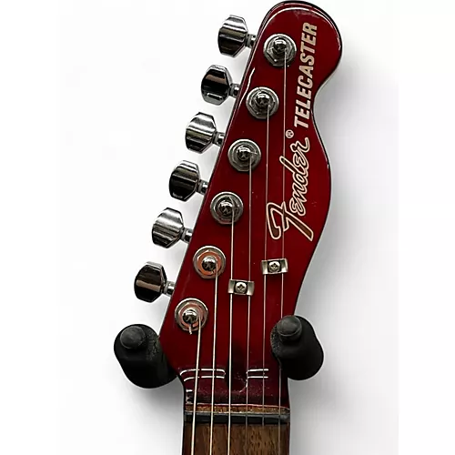 Used 2019 Fender JA90 Jim Adkins Thinline Telecaster Crimson Red Trans Hollow Body Electric Guitar Crimson Red Trans - musicians--Friend