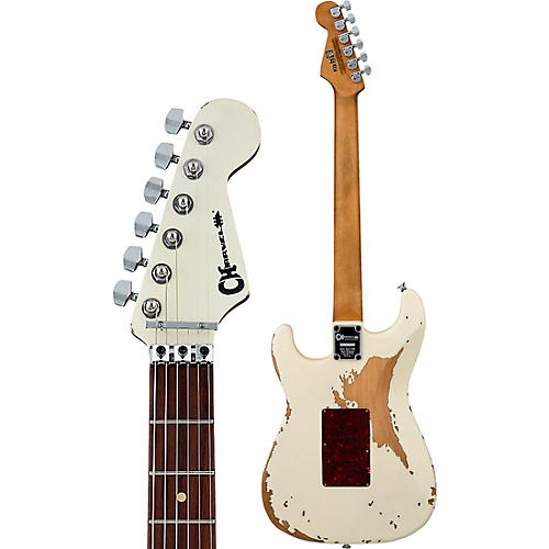 Charvel Super-Stock San Dimas Style 1 HH FR RW Electric Guitar Aged Arctic - musicians--Friend