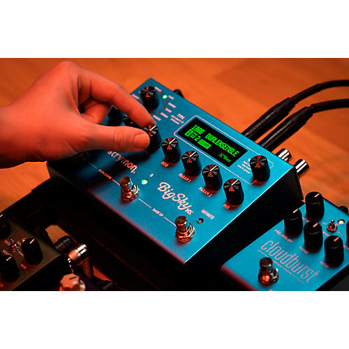 Strymon BigSky MX Reverb Workstation Effects Pedal Blue - musicians--Friend