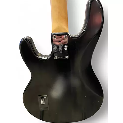 Used Sterling by Music Man S.U.B Stingray Black Electric Bass Guitar Black - musicians--Friend