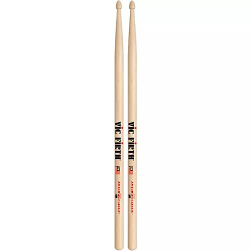 Vic Firth American Classic Hickory Drum Sticks Wood 8D - musicians--Friend