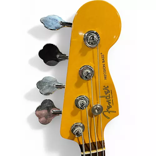 Used Fender American Professional II Precision Bass White Electric Bass Guitar White - musicians--Friend