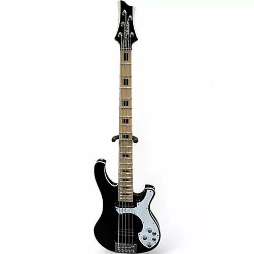 Used Schecter Guitar Research Stargazer 5 Black Electric Bass Guitar Black - musicians--Friend