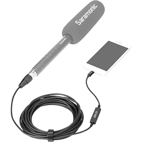 Saramonic LC-XLR Cable Interface With XLR-F to Apple Lightning - musicians--Friend