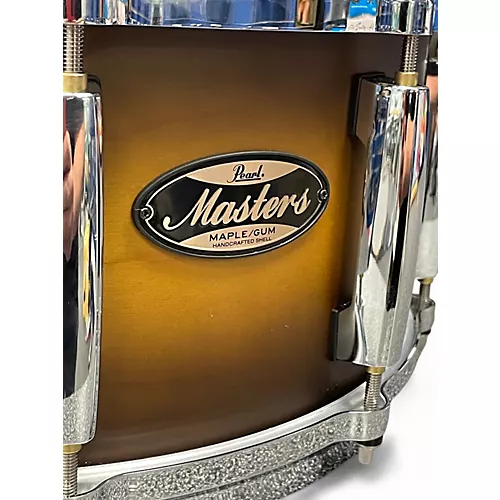 Used Pearl 14X6.5 Masters matte olive burst Drum matte olive burst 213 - musicians--Friend