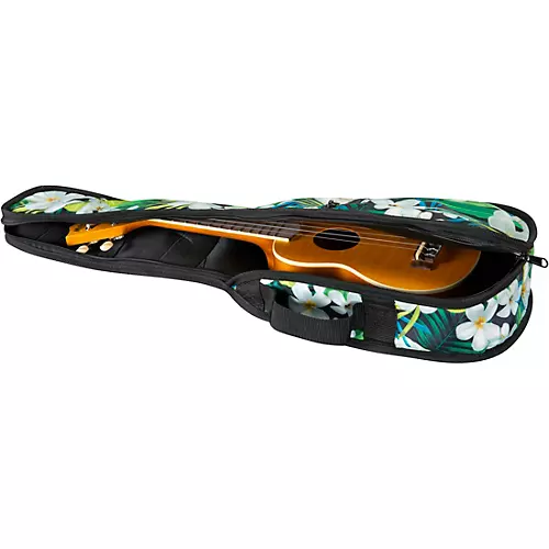 Road Runner Ukulele Gig Bag in a Box Hawaiian Floral Soprano - musicians--Friend