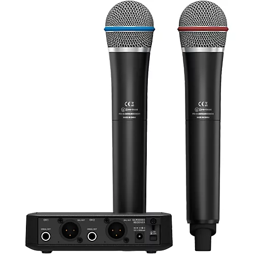 Behringer ULM302MIC High-Performance 2.4 GHz Digital Wireless System with 2 Handheld Microphones - musicians--Friend