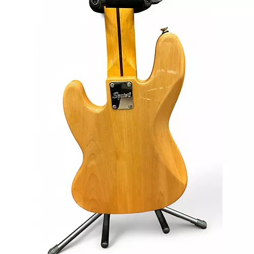 Used Squier Classic Vibe 70s Jazz Bass V Natural Electric Bass Guitar Natural - musicians--Friend