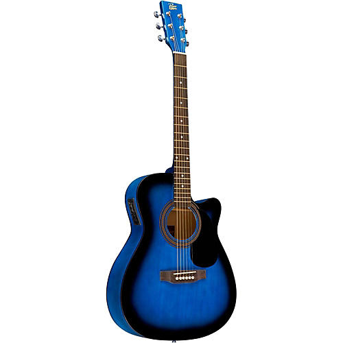 Rogue RA-090 Concert Cutaway Acoustic-Electric Guitar Mahogany - musicians--Friend