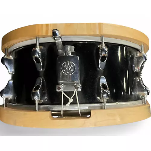Used Yamaha 14X5 Anton Fig Signature Snare Black Drum Black 210 - musicians--Friend