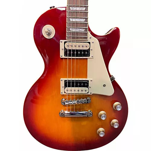 Used Epiphone Les Paul Classic Heritage Cherry Solid Body Electric Guitar Heritage Cherry - musicians--Friend
