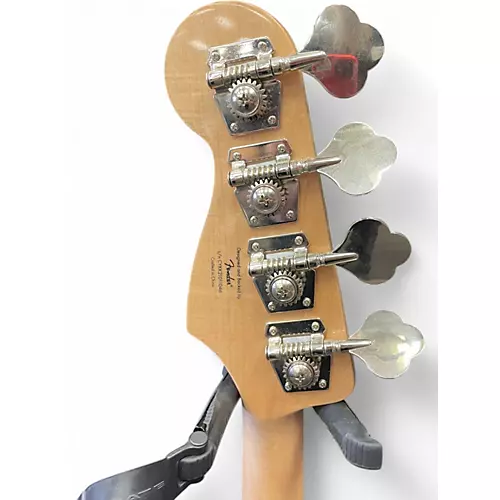 Used Squier Classic Vibe 1950S Precision Bass Black and Gold Electric Bass Guitar Black and Gold - musicians--Friend