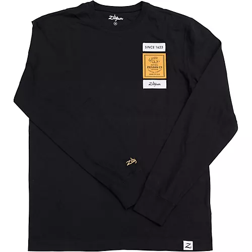 Zildjian Long Sleeve T-Shirt Medium Black - musicians--Friend